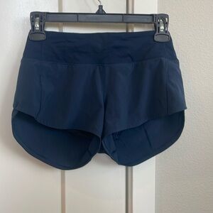 Lulu lemon speed shorts size 2